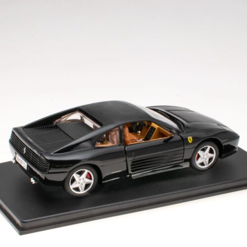 1:24 Hachette Bburago Ferrari Collection Ferrari 348 TB black 1989 with display