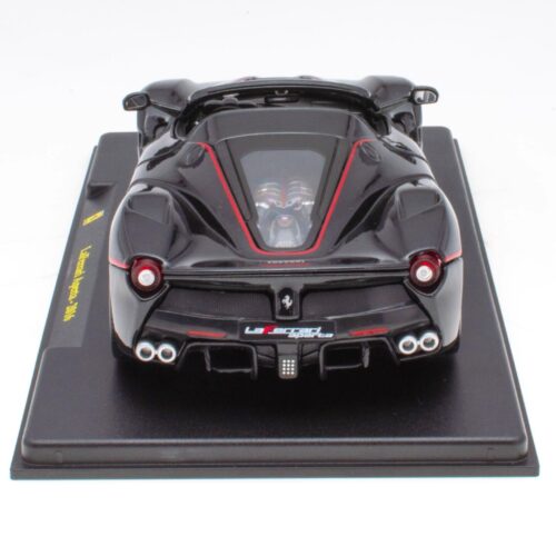 1:24 Hachette Bburago Ferrari Collection Ferrari LaFerrari Aperta black 2016 with display