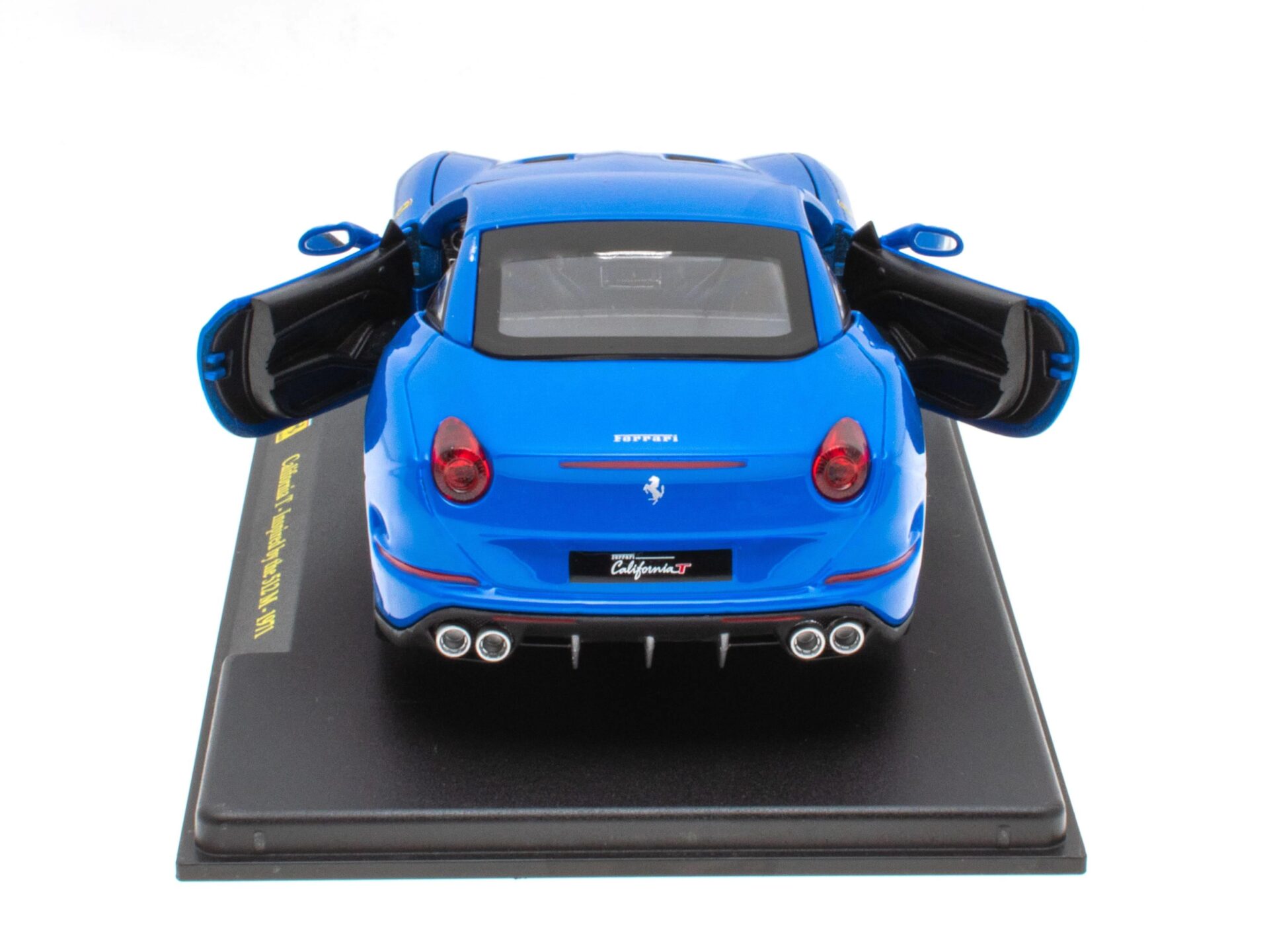 1:24 Hachette Bburago Ferrari Collection Ferrari California T blue with display
