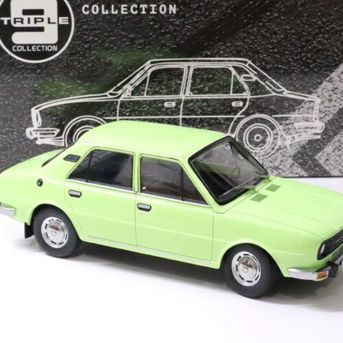 1:18 Triple9 1976 Skoda 105L Sedan light green Die-Cast