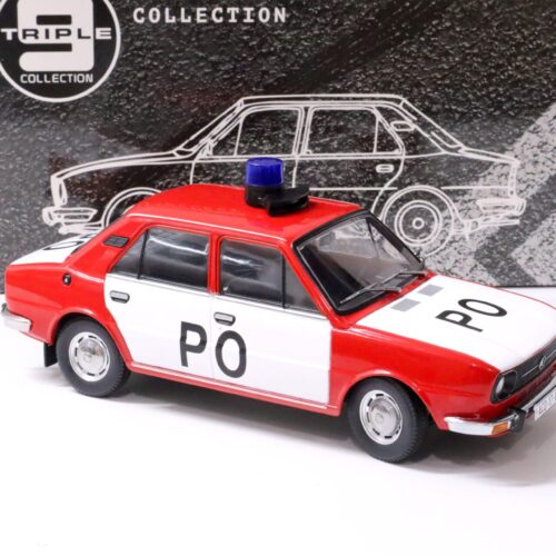 1:18 Triple9 1976 Skoda 105L Sedan Fire Brigade red/ white Die-Cast