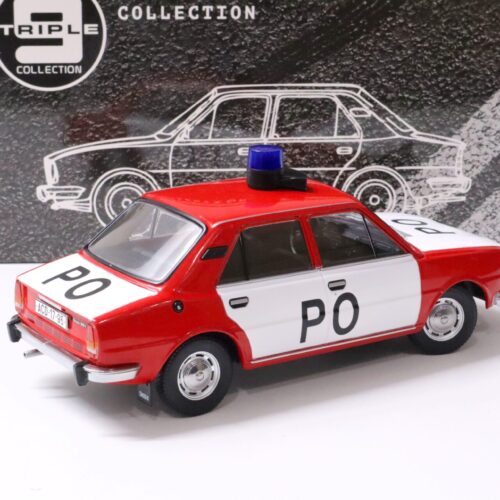 1:18 Triple9 1976 Skoda 105L Sedan Fire Brigade red/ white Die-Cast