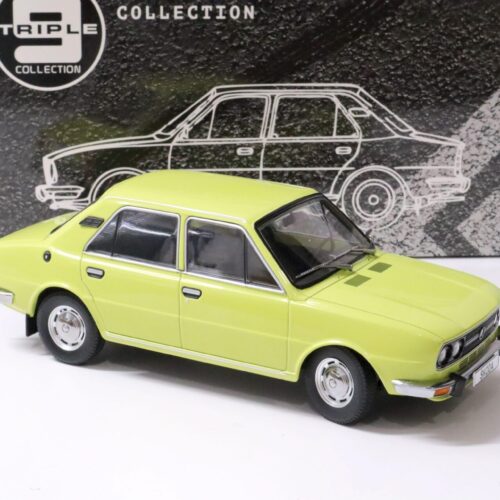 1:18 Triple9 1976 Skoda 120LS Sedan yellow Die-Cast