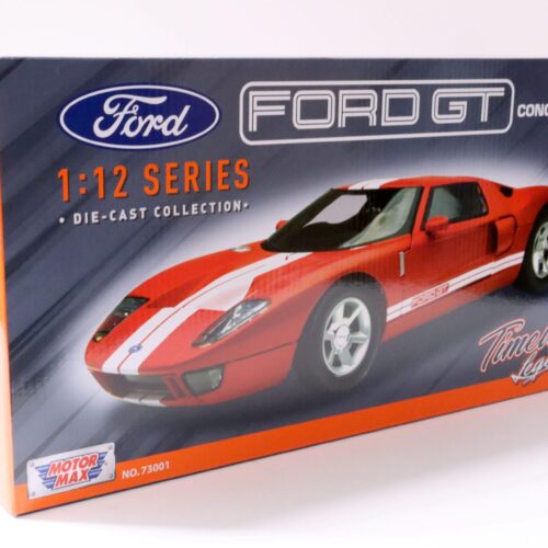 1:12 Motor Max 2004 Ford GT Concept red/ white stripes