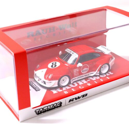1:43 Tarmac Porsche 911 993 RWB RAUH-WELT Morelow red/ white HOBBY43