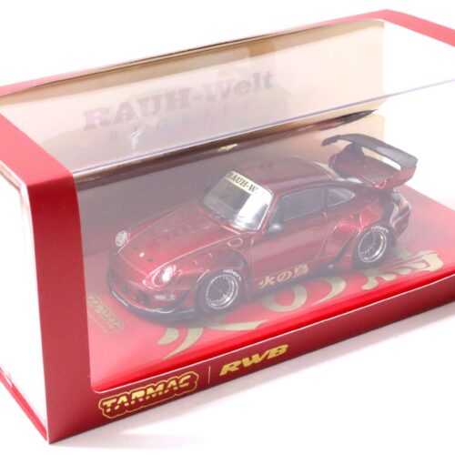 1:43 Tarmac Porsche 911 993 RWB RAUH-WELT bright red HOBBY43