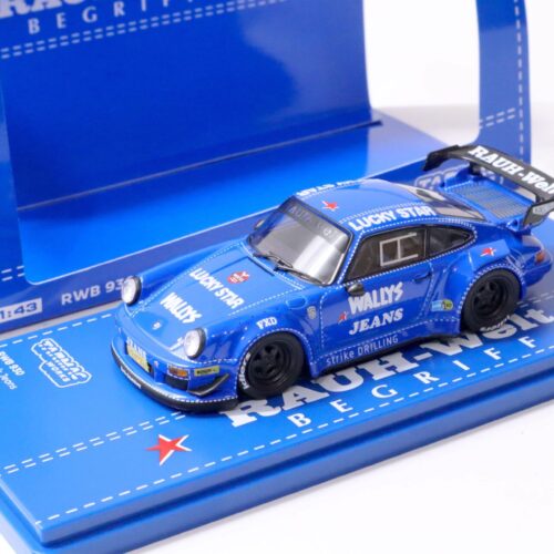 1:43 Tarmac Porsche 911 930 RWB RAUH-WELT WallyÂ´s Jeans blue