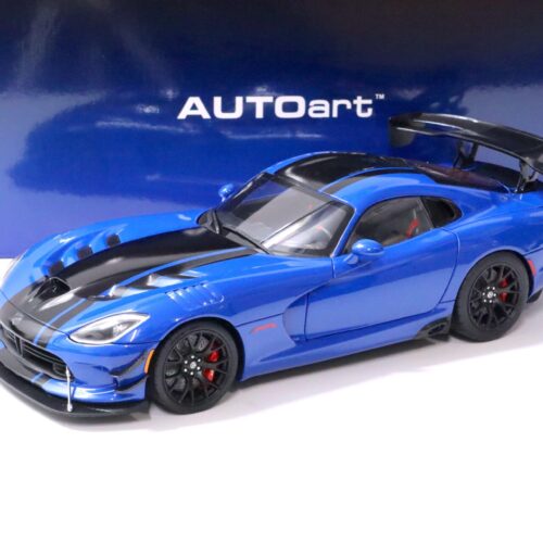 1:18 AUTOart Dodge Viper ACR 2017 Competition blue/ w. black stripes