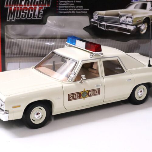 1:18 Auto World 1974 Dodge Monaco Illinois State Police beige