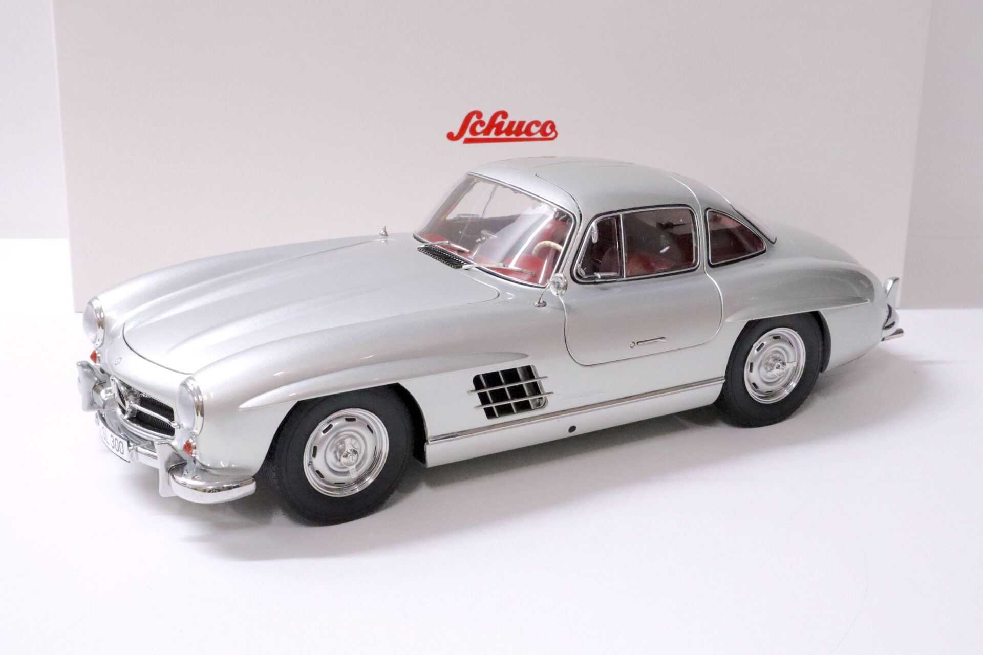 1:12 Schuco Mercedes 300SL Gullwing 1954 silver metallic Die-Cast