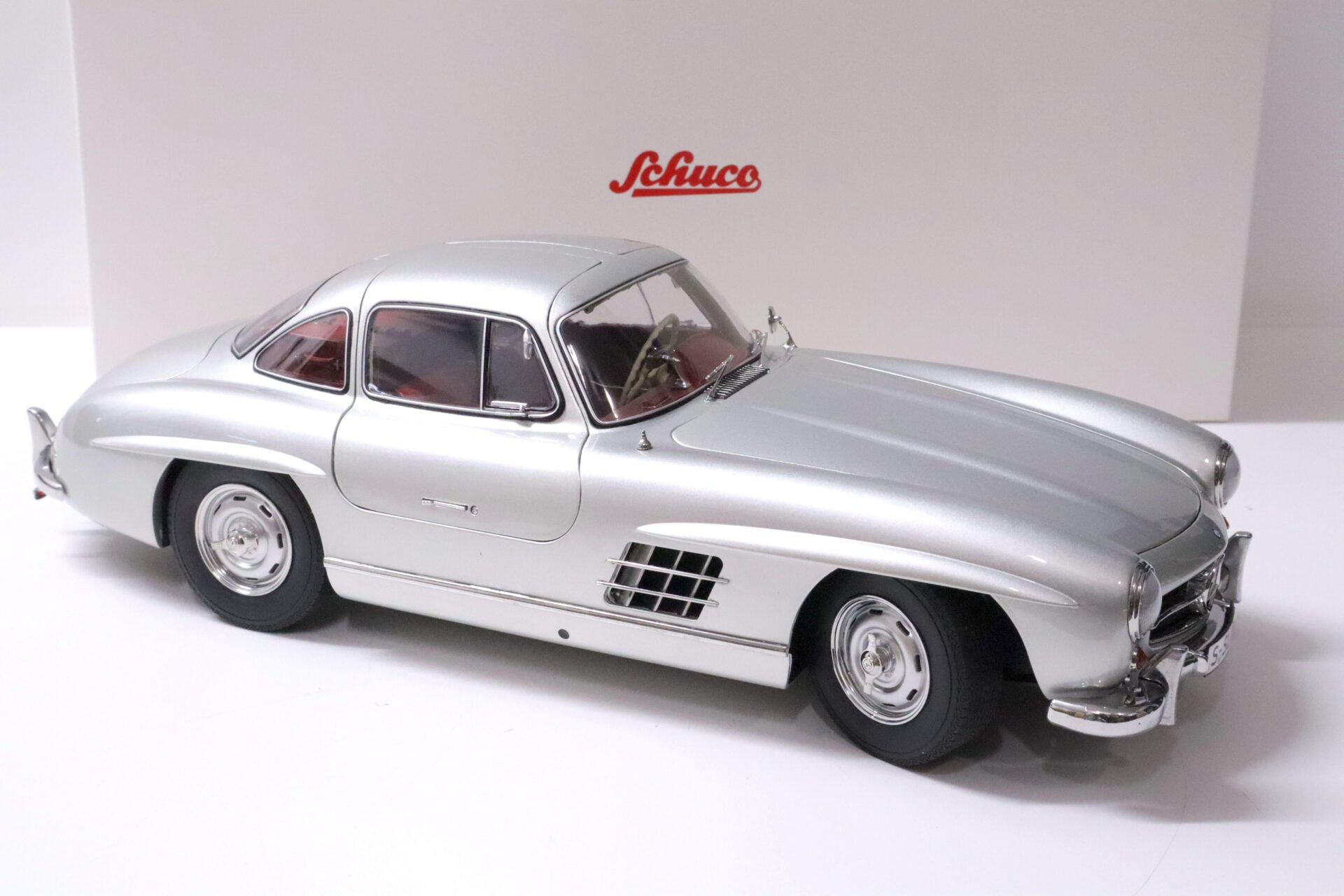 1:12 Schuco Mercedes 300SL Gullwing 1954 silver metallic Die-Cast