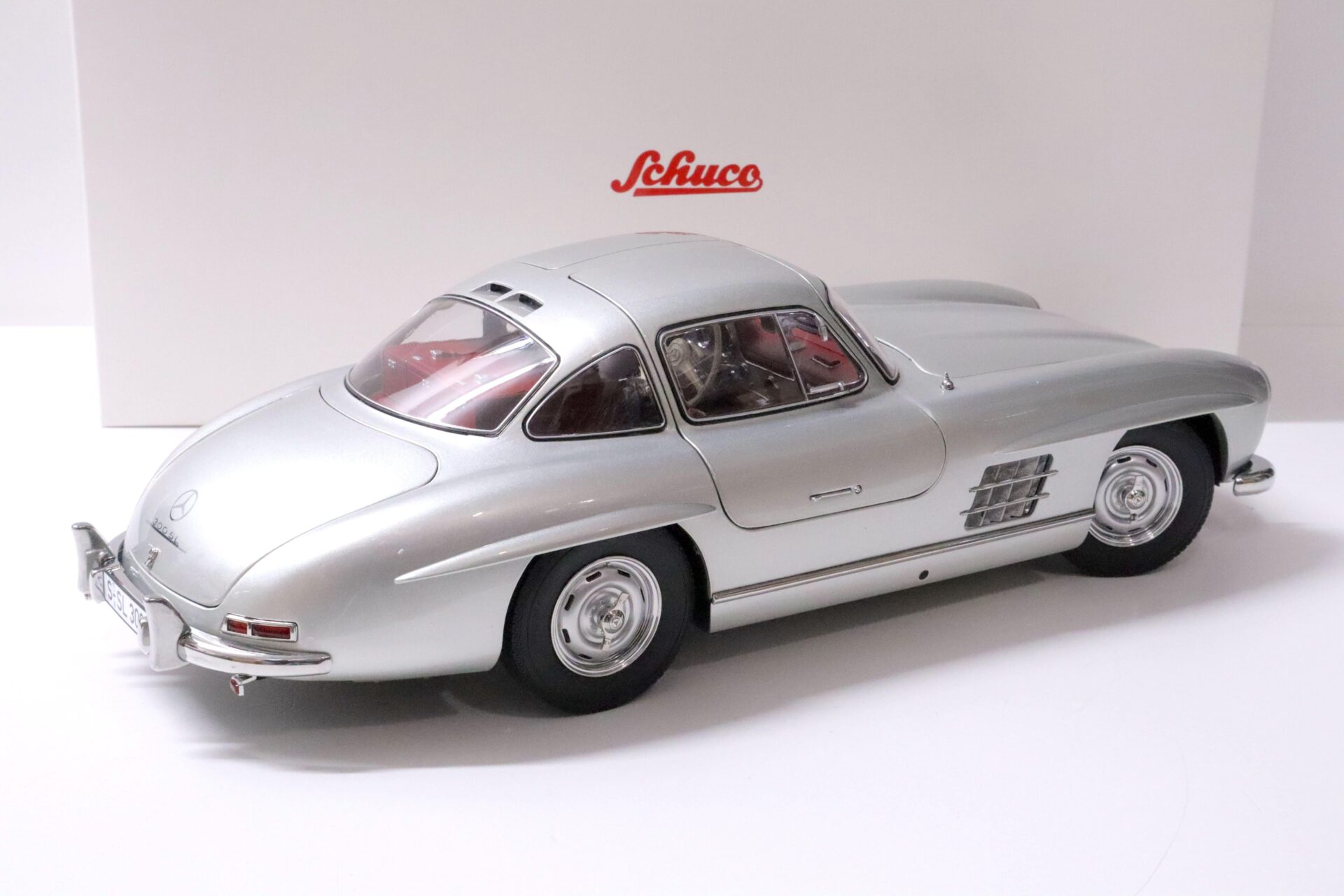 1:12 Schuco Mercedes 300SL Gullwing 1954 silver metallic Die-Cast