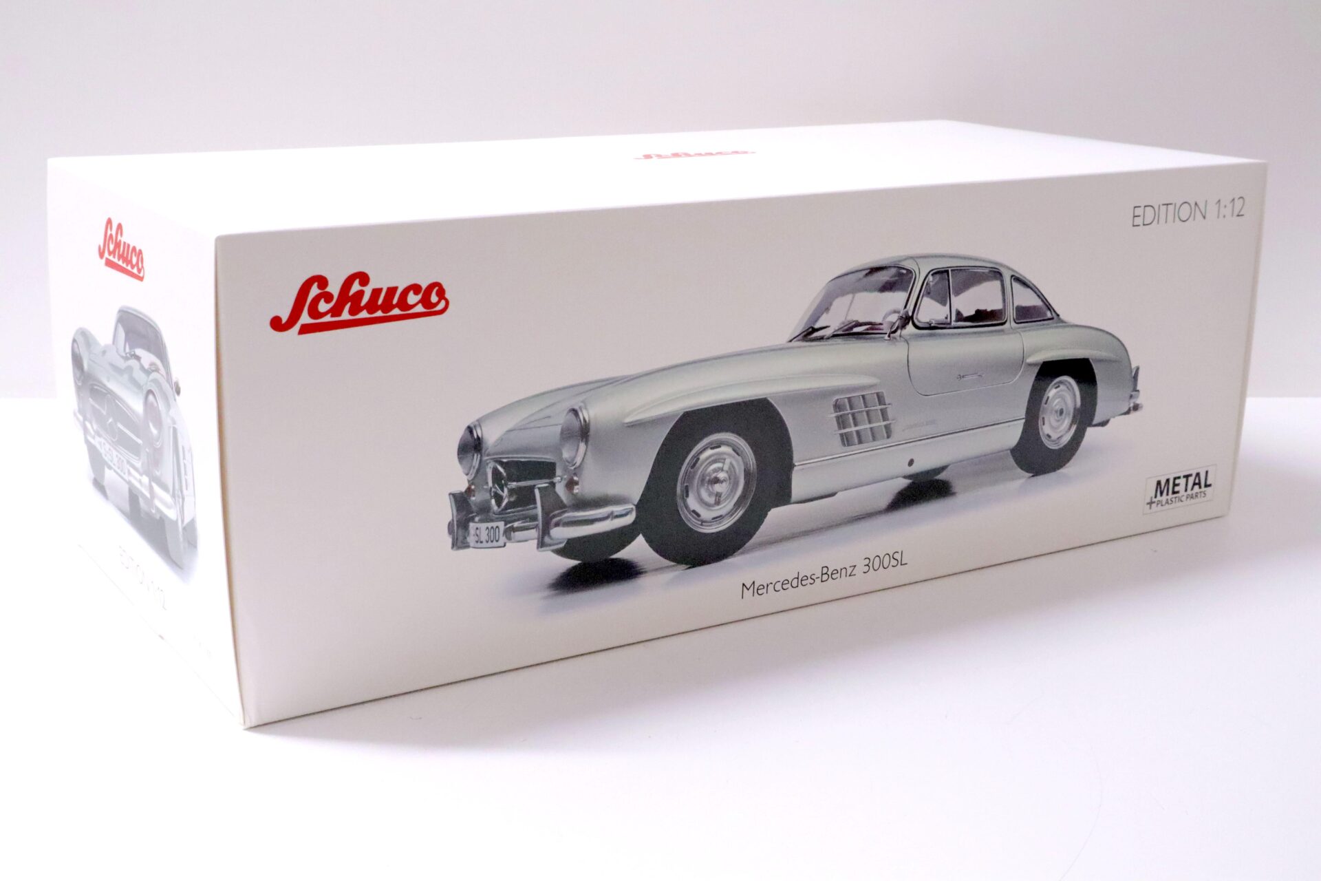 1:12 Schuco Mercedes 300SL Gullwing 1954 silver metallic Die-Cast