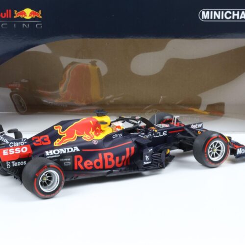 1:18 Minichamps Red Bull Racing Honda RB16B Max Verstappen Winner Monaco 2021