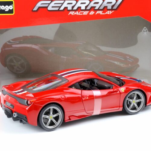 1:18 Bburago R&P Ferrari 458 Speciale Coupe red 2014
