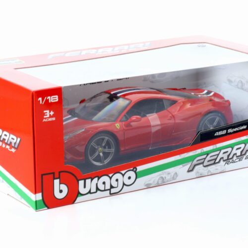 1:18 Bburago R&P Ferrari 458 Speciale Coupe red 2014