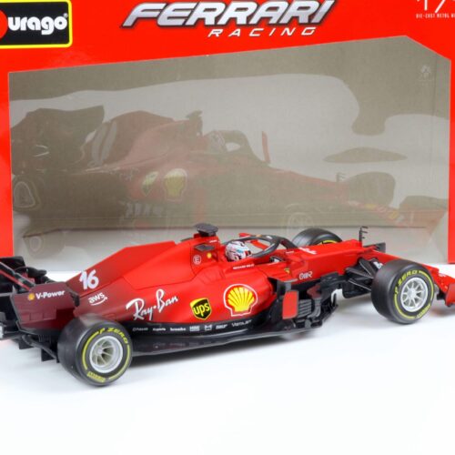 1:18 Bburago Racing F1 Ferrari SF21 C.Leclerc 2021 red #16