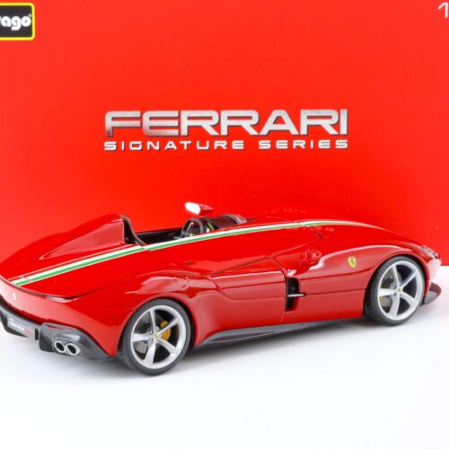 1:18 Bburago Signature Ferrari Monza SP1 red/ Italian flag 2019
