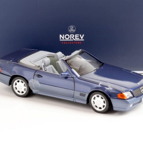 1:18 Norev Mercedes 500SL Cabriolet R129 blue metallic 1989
