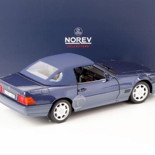 1:18 Norev Mercedes 500SL Cabriolet R129 blue metallic 1989