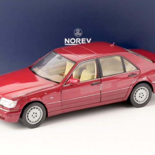 1:18 Norev Mercedes S500 S-Klasse W140 Limousine 1997 red metallic