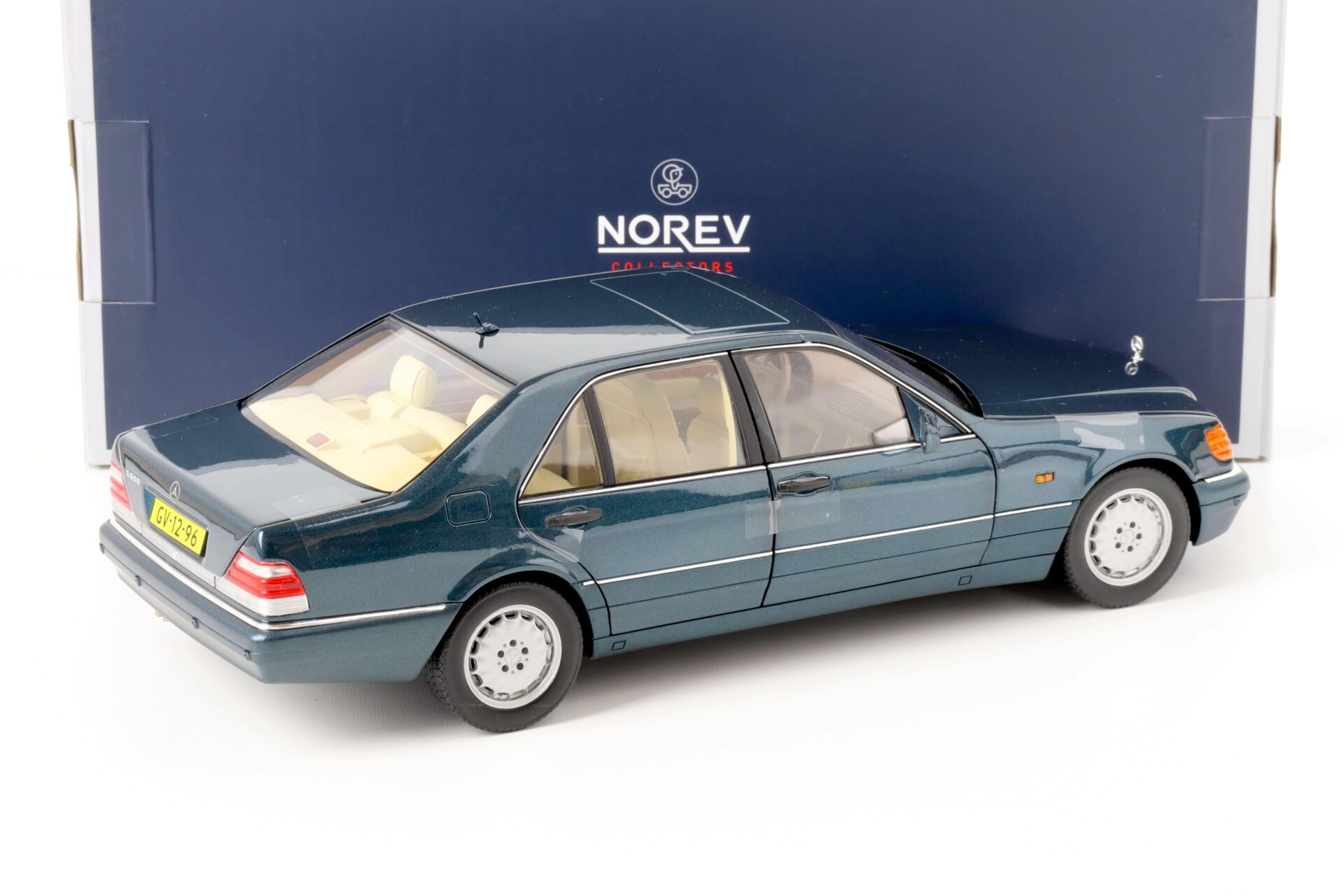 1:18 Norev Mercedes S600 S-Klasse W140 Limousine 1997 green metallic