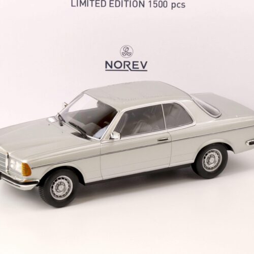 1:18 Norev Mercedes 280 CE Coupe 1980 silver metallic