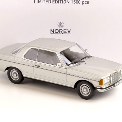 1:18 Norev Mercedes 280 CE Coupe 1980 silver metallic