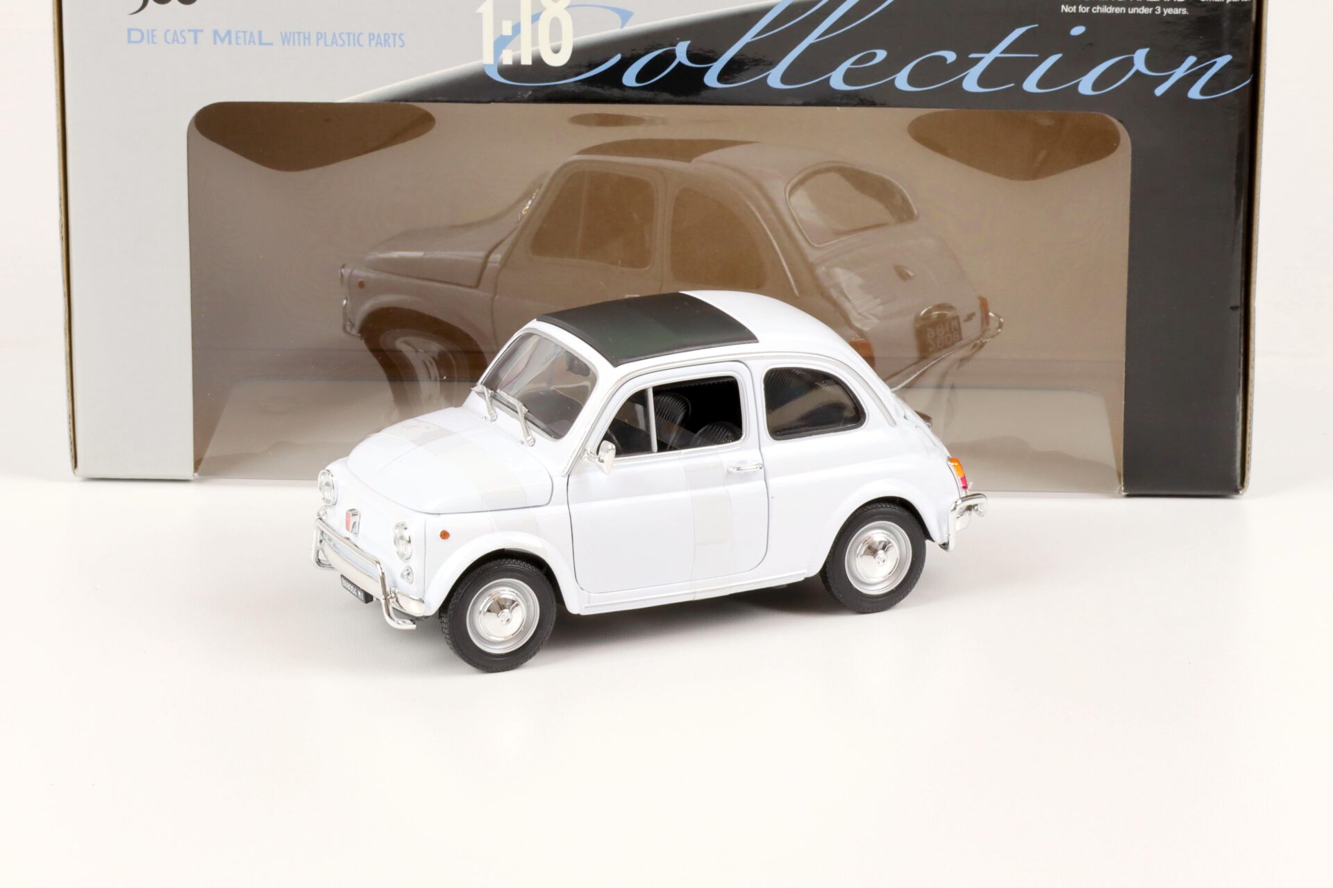 1:18 Welly 1957 Fiat 500 Nuova white