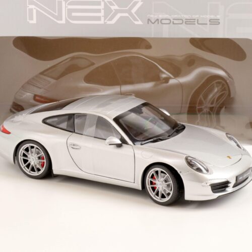 1:18 Welly Porsche 911 (991) Carrera S Coupe silver metallic