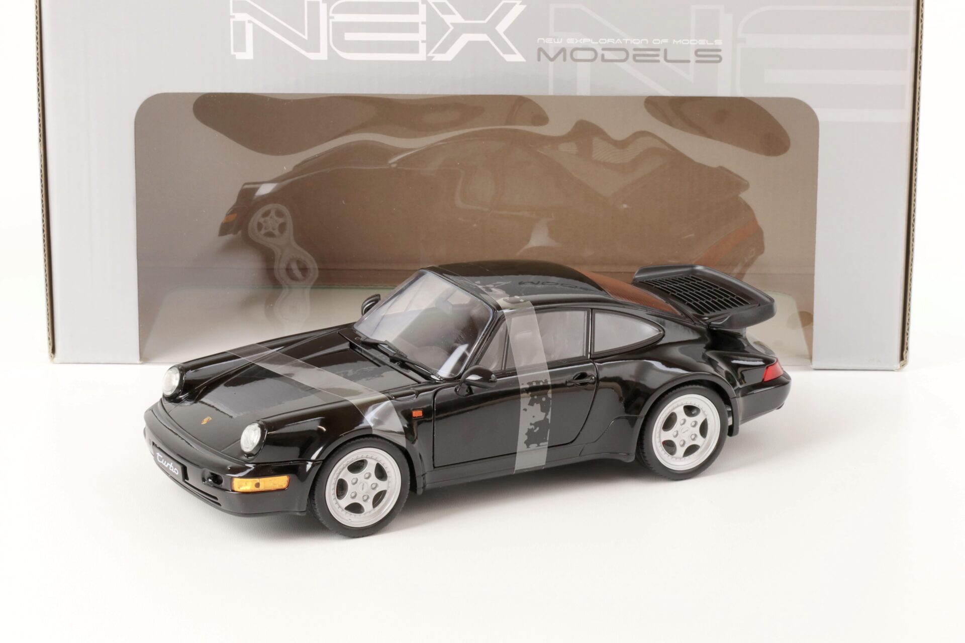 1:18 Welly NEX Porsche 911 (964) Turbo Coupe black