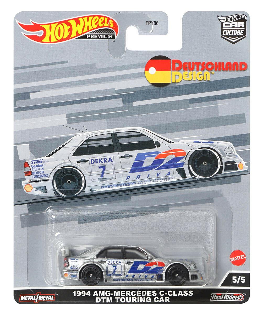1:64 Hot Wheels Premium Deutschland Design 2022 Mercedes C-Class DTM 1994