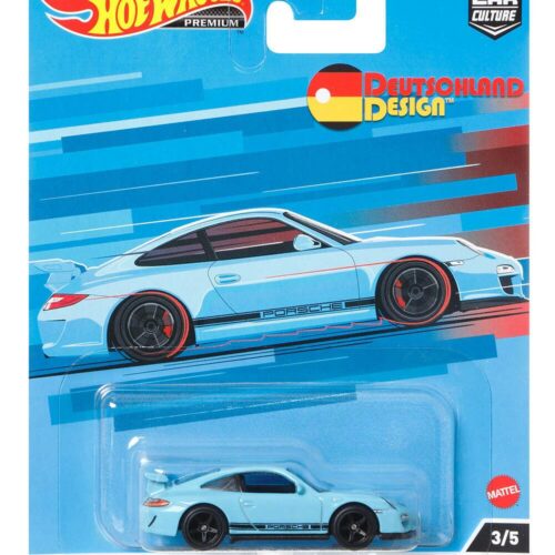 1:64 Hot Wheels Premium Deutschland Design 2022 Porsche 911 GT3 RS blue
