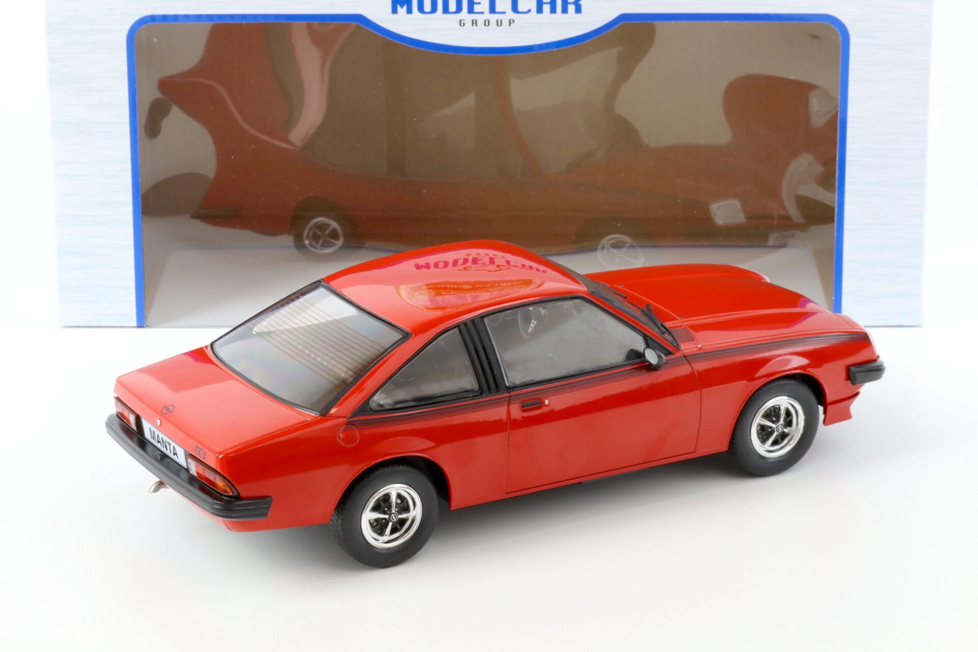 1:18 MCG Opel Manta B GT/J Coupe red 1980