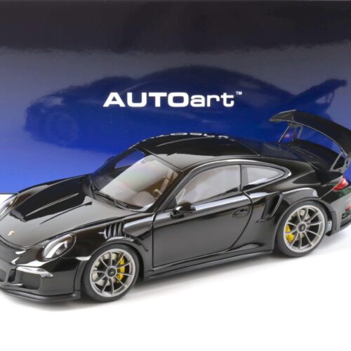 1:18 AUTOart Porsche 911 (991) GT3 RS Gloss black/ grey wheel 2016