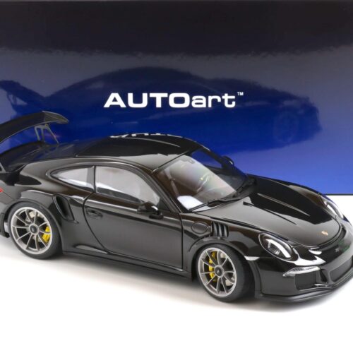 1:18 AUTOart Porsche 911 (991) GT3 RS Gloss black/ grey wheel 2016