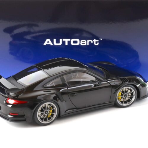1:18 AUTOart Porsche 911 (991) GT3 RS Gloss black/ grey wheel 2016