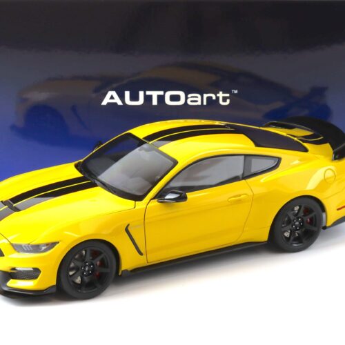 1:18 AUTOart Ford Shelby GT-350R Coupe Triple yellow/ black stripes 72932