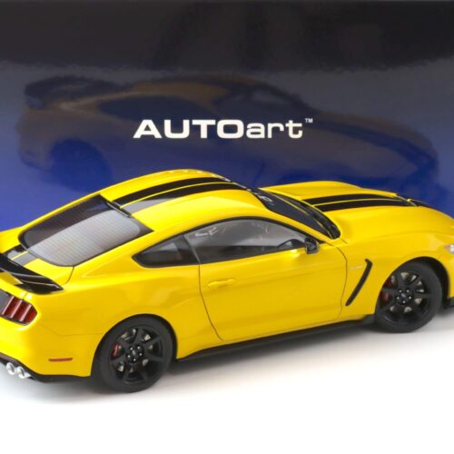 1:18 AUTOart Ford Shelby GT-350R Coupe Triple yellow/ black stripes 72932