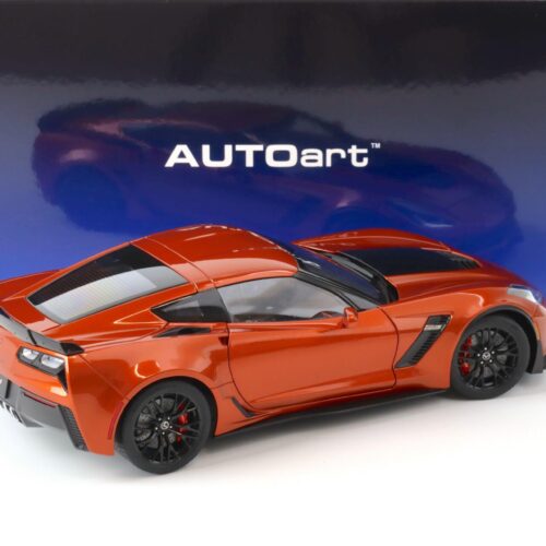 1:18 AUTOart Chevrolet Corvette C7 Z06 Daytona Sunrise orange 2015