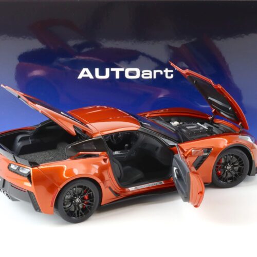 1:18 AUTOart Chevrolet Corvette C7 Z06 Daytona Sunrise orange 2015