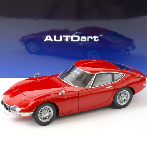 1:18 AUTOart 1965 Toyota 2000GT Coupe red with Spoke wheels