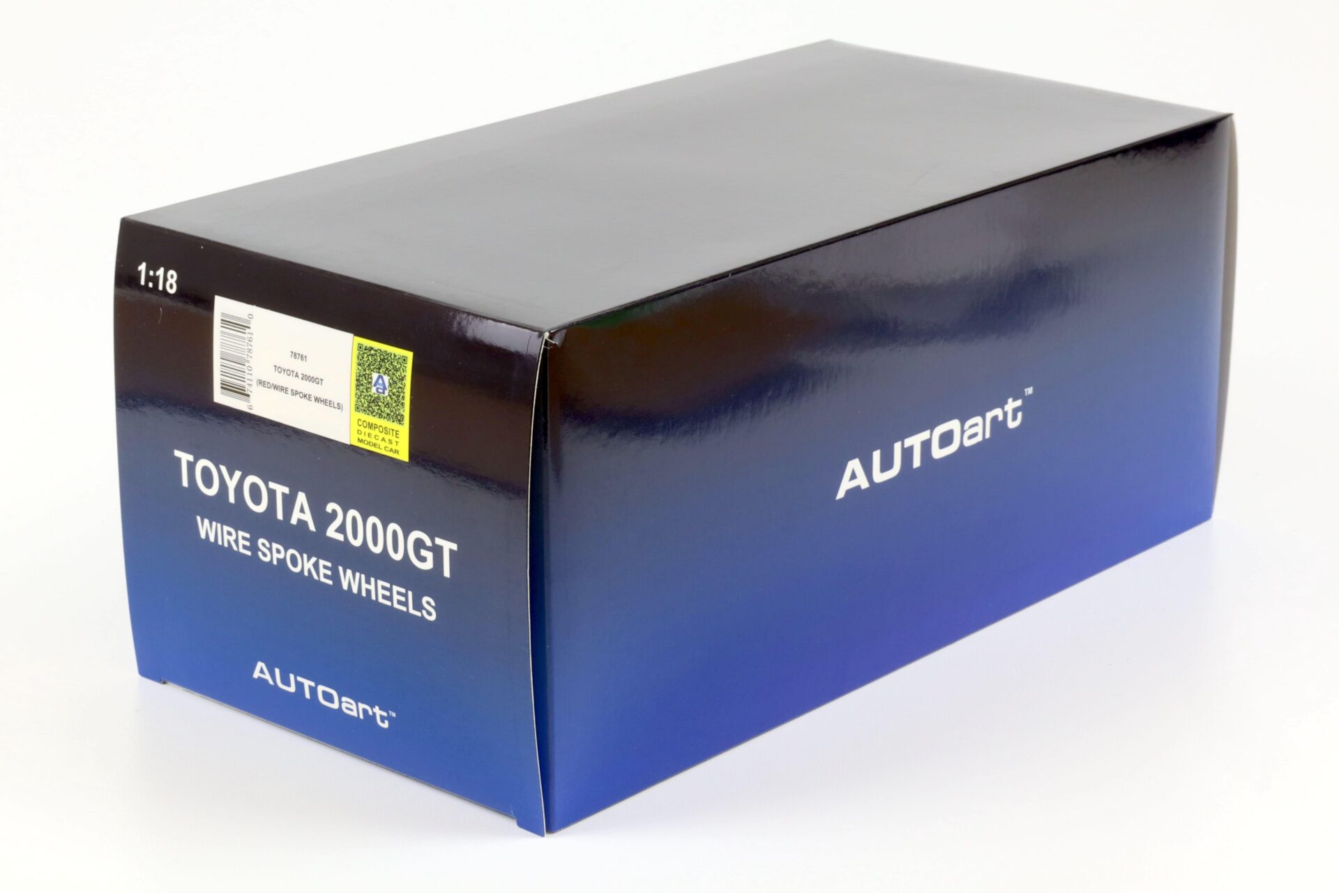 1:18 AUTOart 1965 Toyota 2000GT Coupe red with Spoke wheels