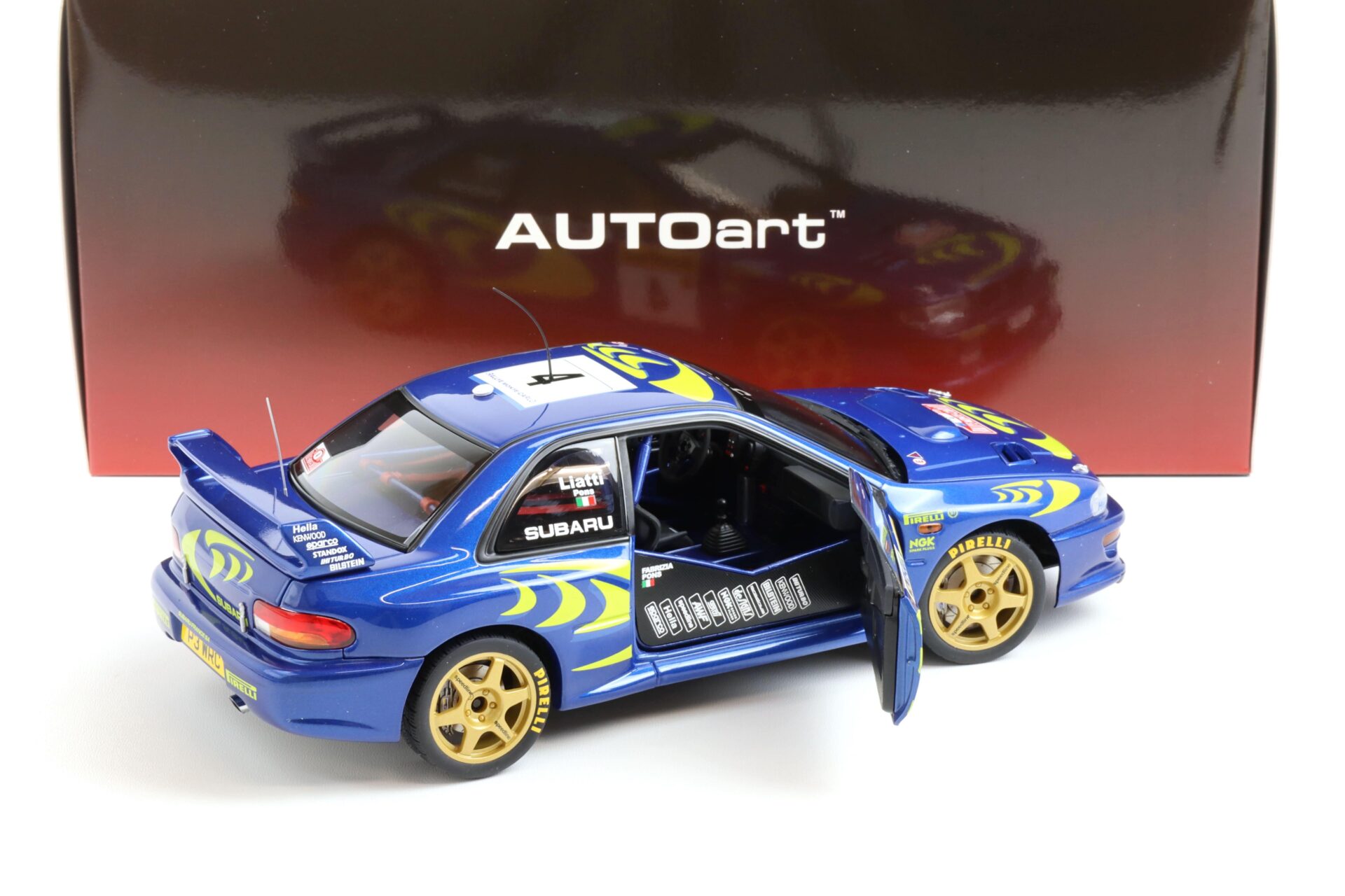 1:18 AUTOart Subaru Impreza WRC 1997 LIATTI/ PONS #4 Rallye Monte Carlo 89791