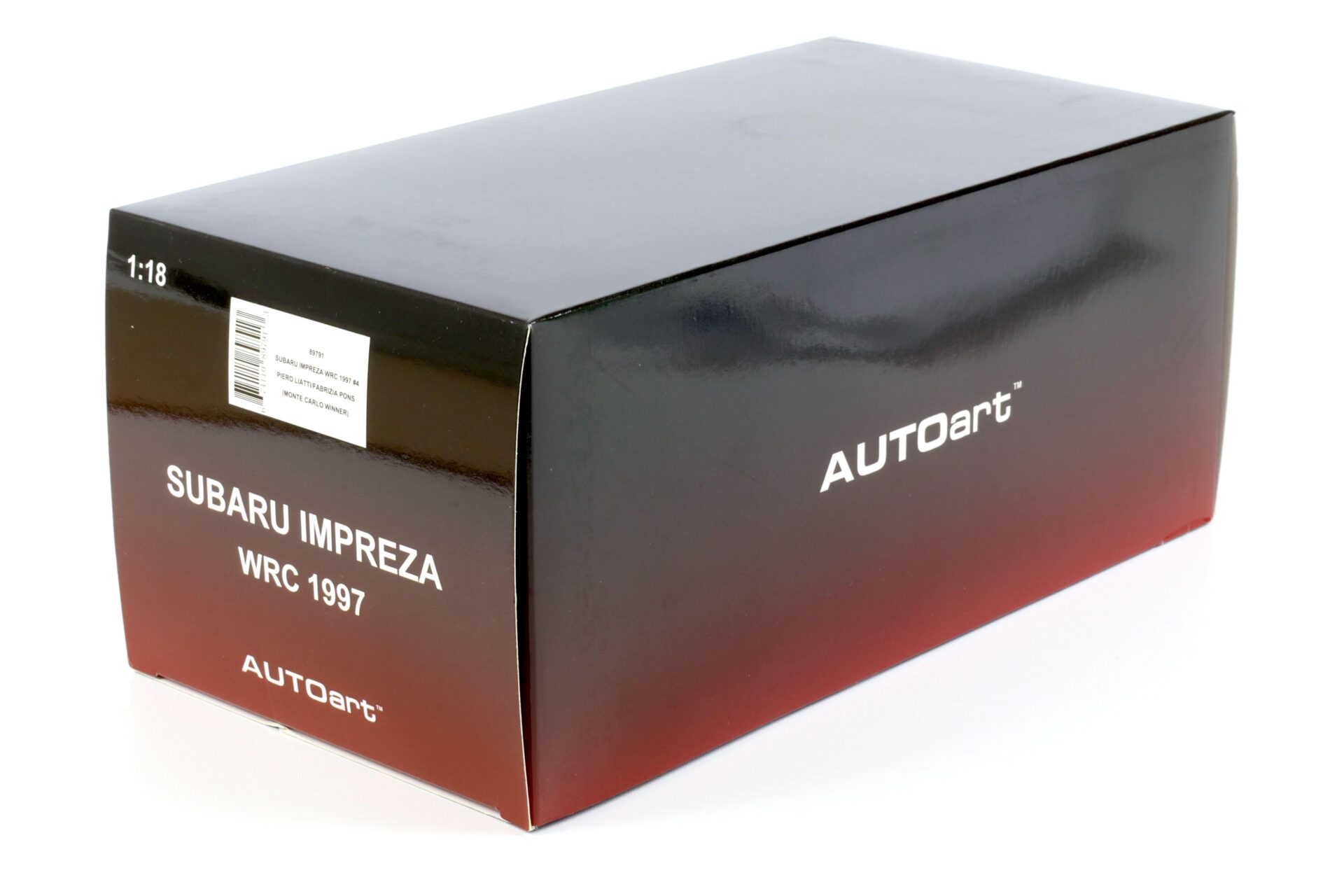 1:18 AUTOart Subaru Impreza WRC 1997 LIATTI/ PONS #4 Rallye Monte Carlo 89791