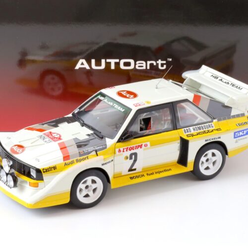 1:18 AUTOart Audi Sport Quattro S1 #2 Rally Monte Carlo 1986 Röhrl/ Geistdörfer
