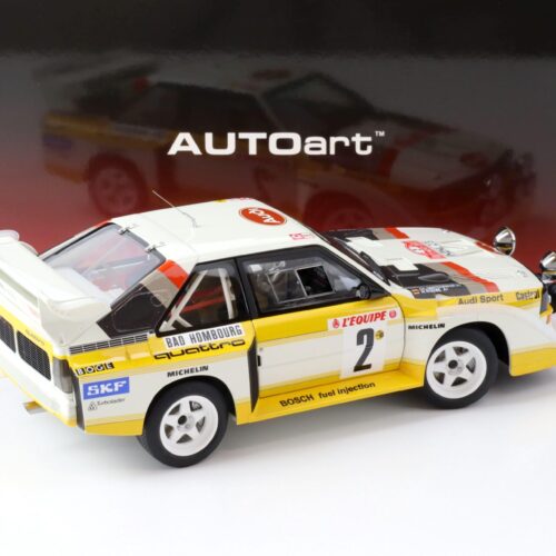 1:18 AUTOart Audi Sport Quattro S1 #2 Rally Monte Carlo 1986 Röhrl/ Geistdörfer