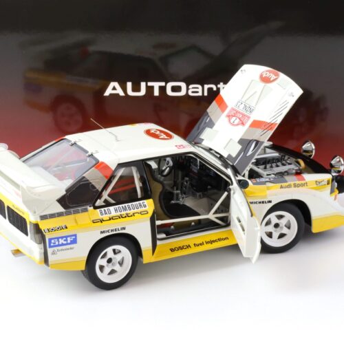 1:18 AUTOart Audi Sport Quattro S1 #2 Rally Monte Carlo 1986 Röhrl/ Geistdörfer