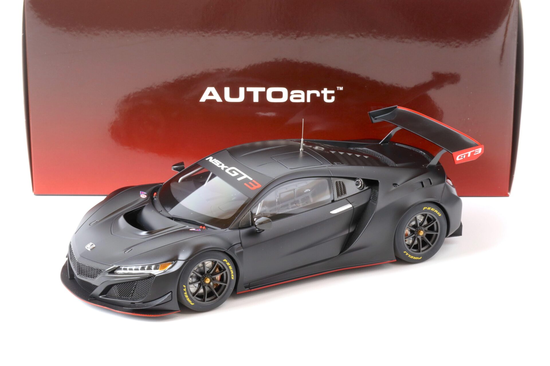 1:18 AUTOart Honda NSX GT3 matt black/ Custom color 2018 – Premium ...