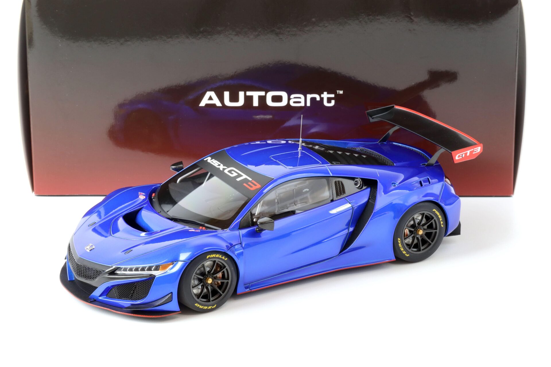 1:18 AUTOart Honda NSX GT3 Hyper blue/ Custom color 2018